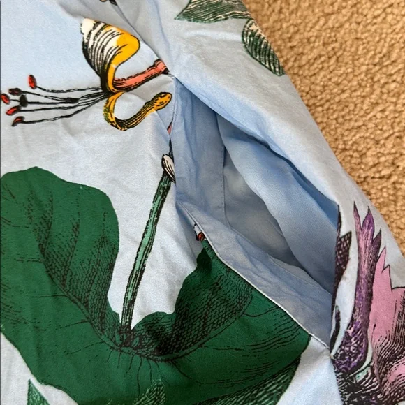 Anthropologie Maeve Mini Dress Keiko Blue Floral - Picture 6 of 11